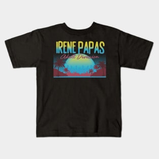 IRENE PAPAS Adult Diversion Kids T-Shirt